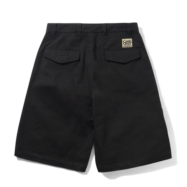 Cash Only Halfway Shorts, Black