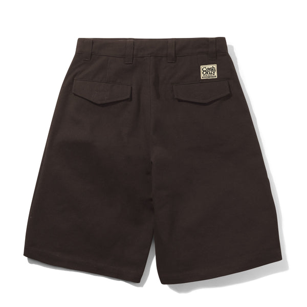 Cash Only Halfway Shorts, Brown