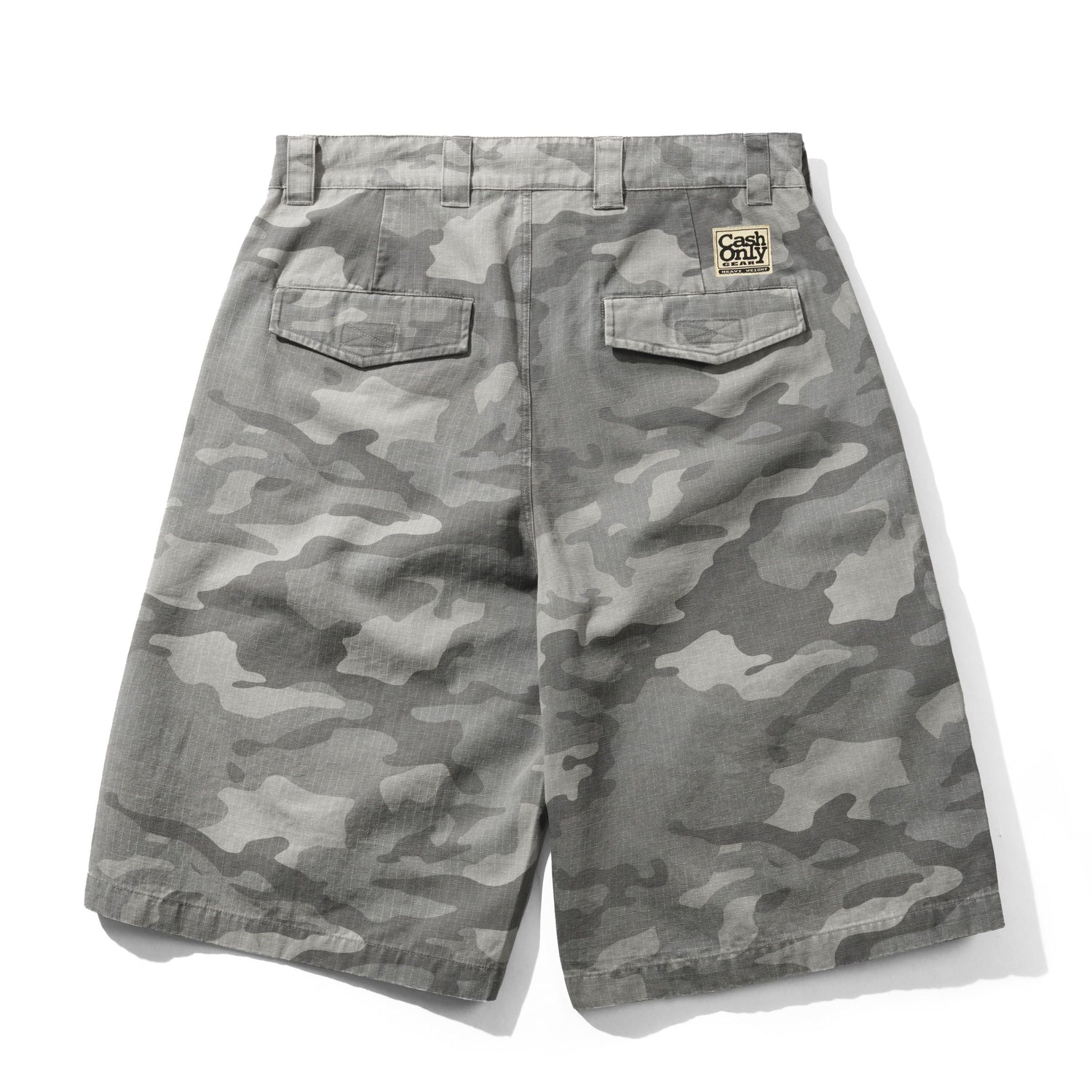 Halfway Shorts, Grey Camo Ripstop