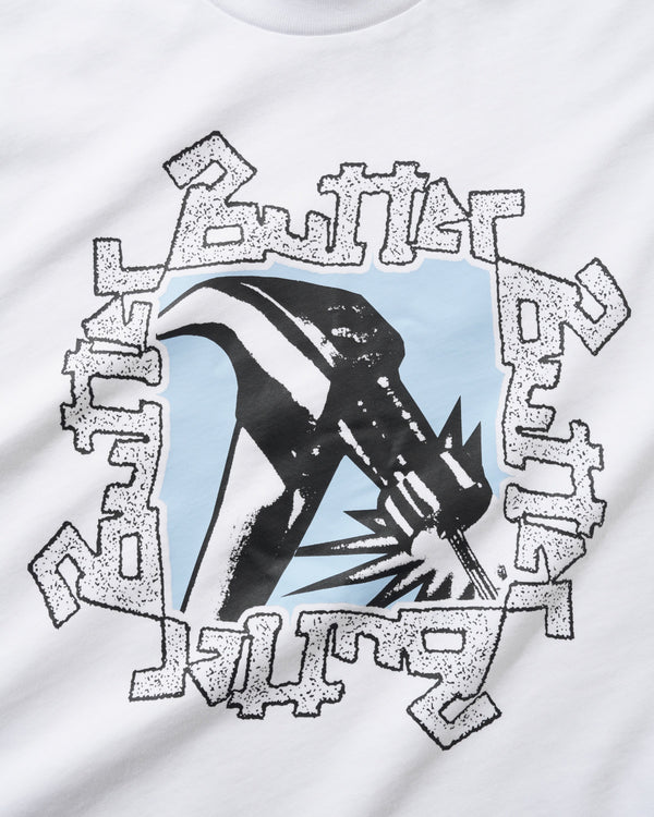 Butter Goods Hammer Tee, White