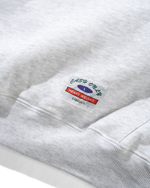 Cash Only Heavy-Weight Crewneck, Ash
