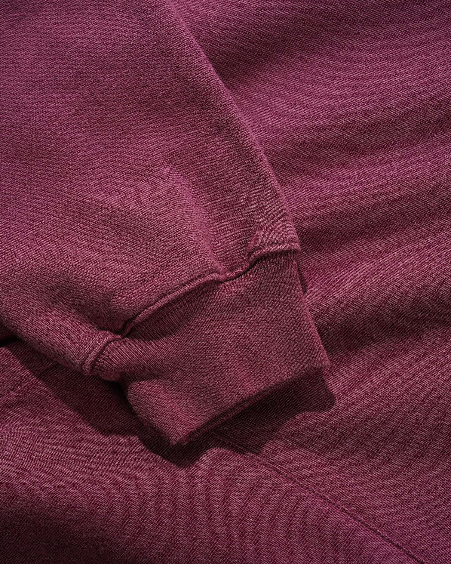 Heavy-Weight Pullover Hood, Berry