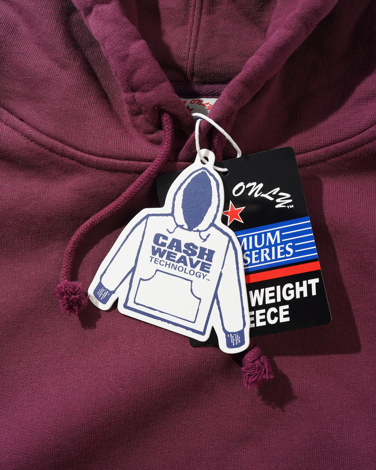Heavy-Weight Pullover Hood, Berry