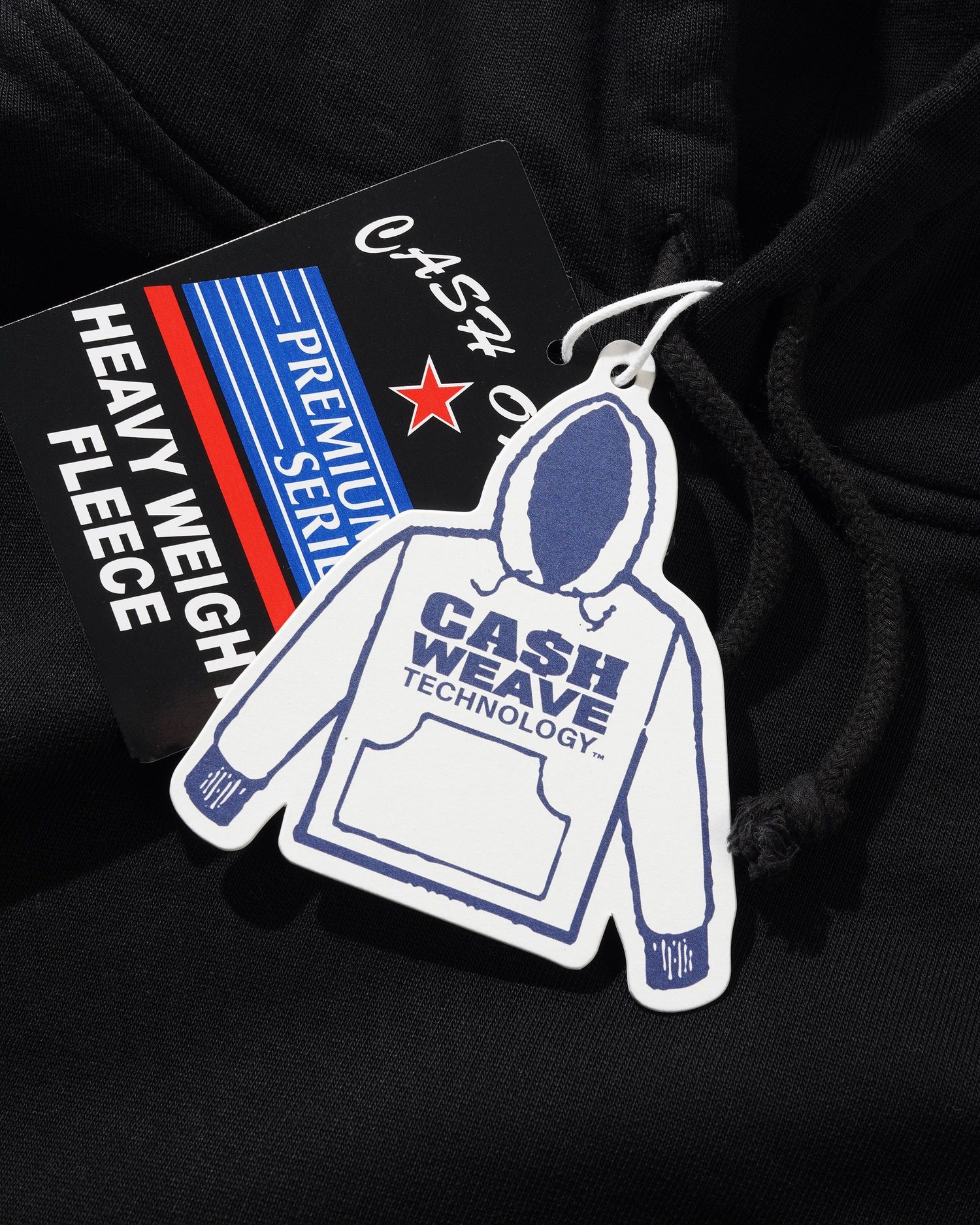 Heavy-Weight Pullover Hood, Black