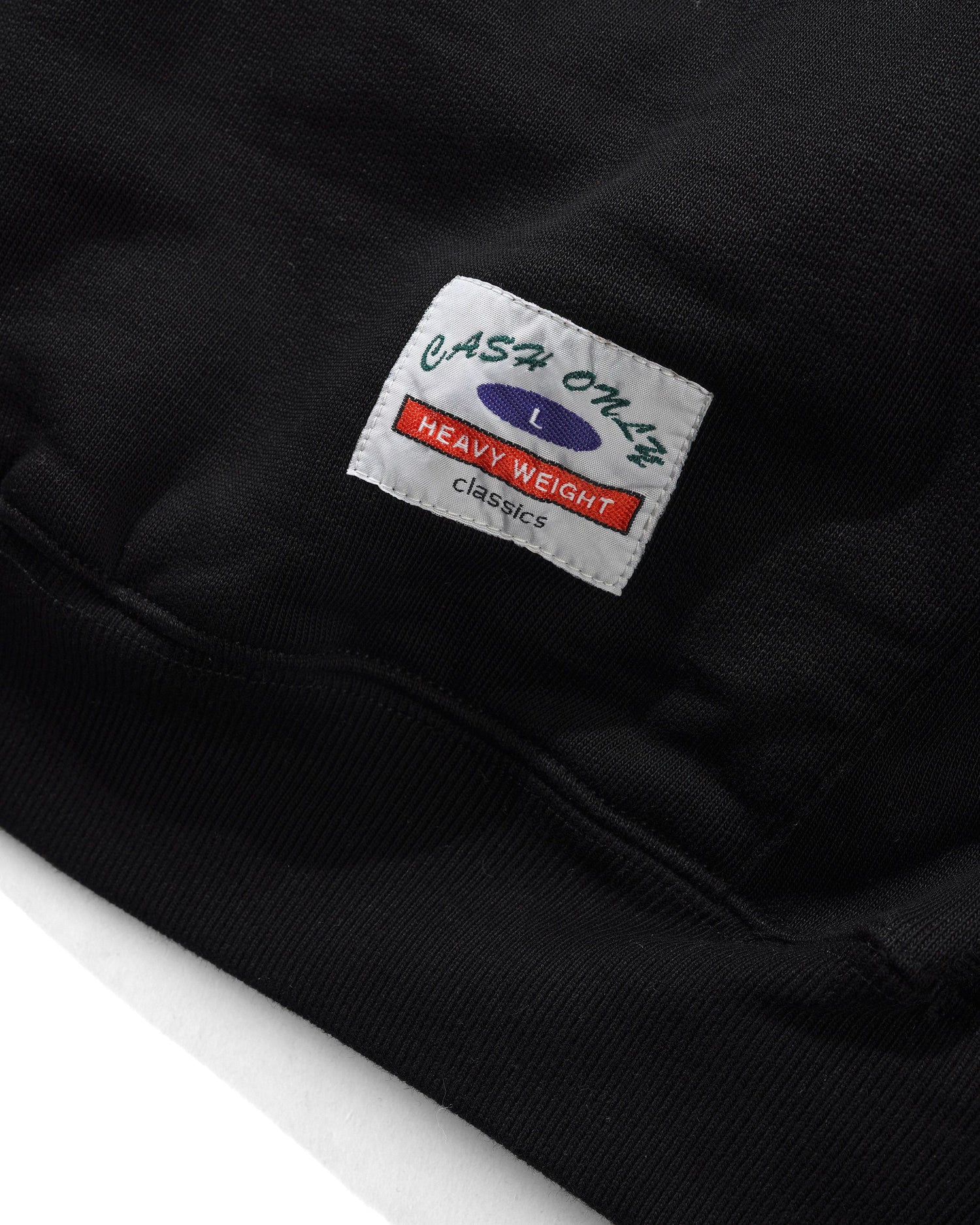 Heavy-Weight Pullover Hood, Black