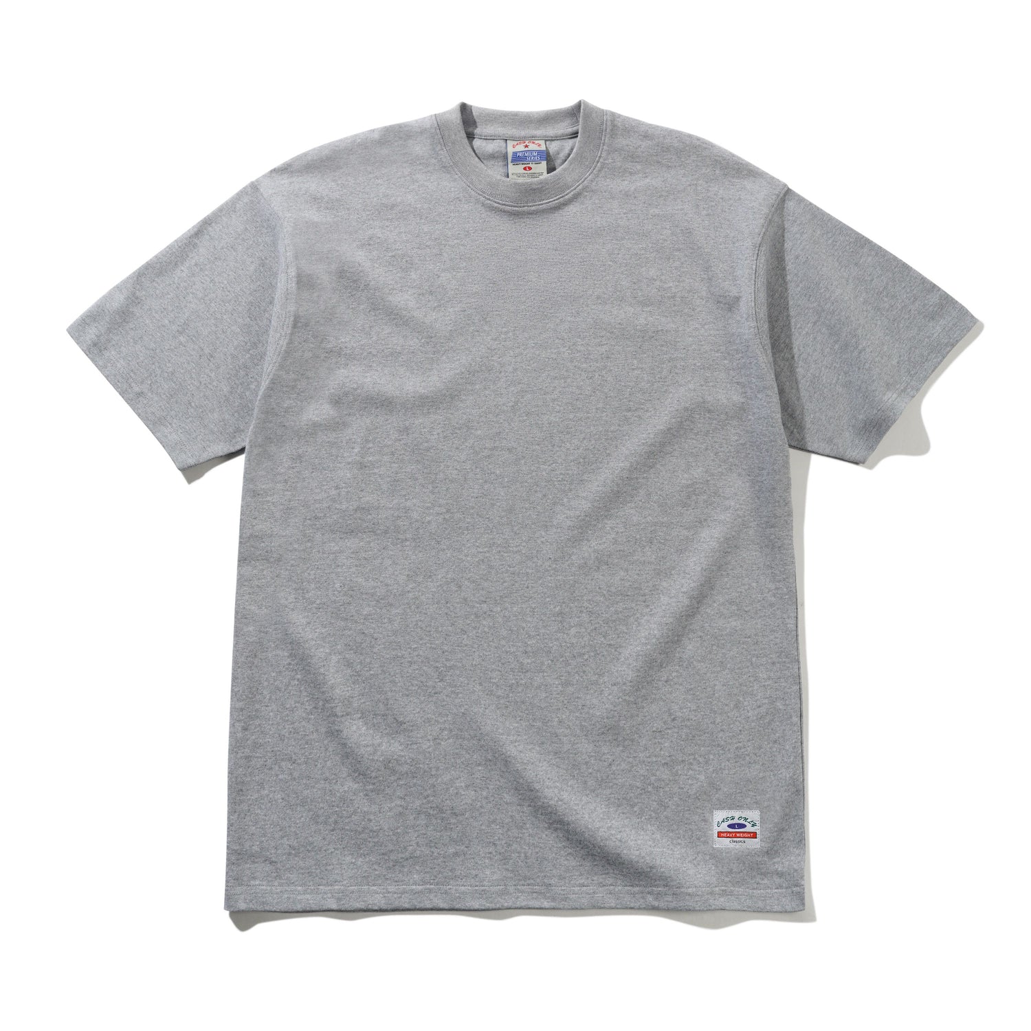 Heavy-Weight Tee, Heather Grey