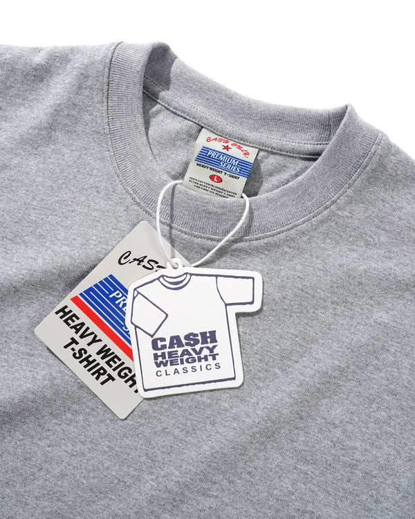 Cash Only Heavy-Weight Tee, Heather Grey