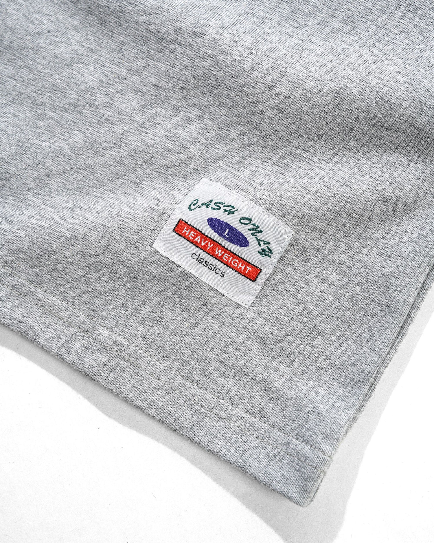 Heavy-Weight Tee, Heather Grey