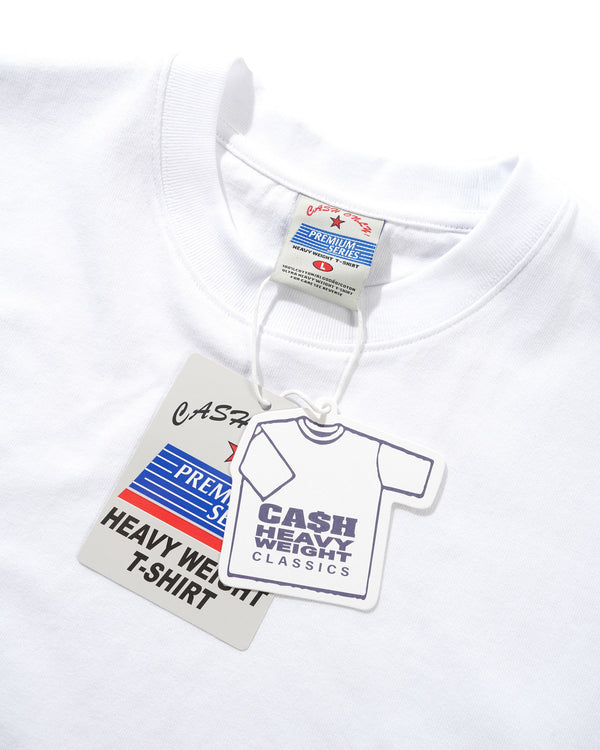 Cash Only Heavy-Weight Tee, White