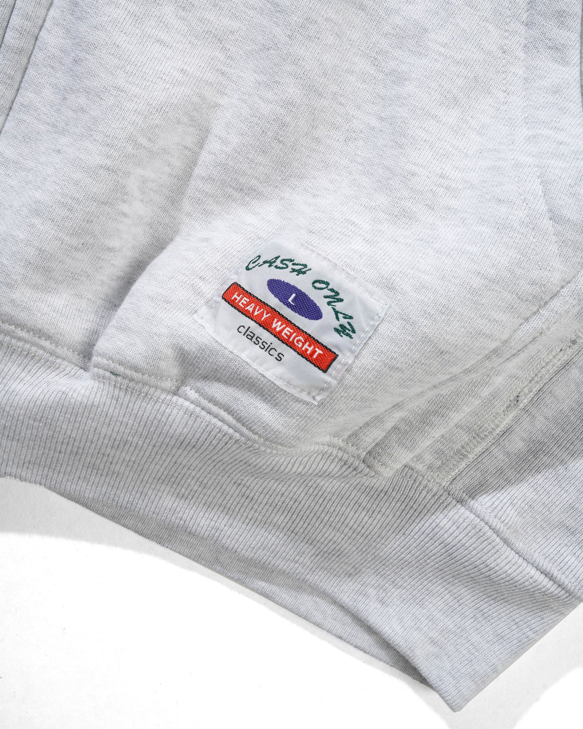 Heavy-Weight Zip-Thru Hood, Ash