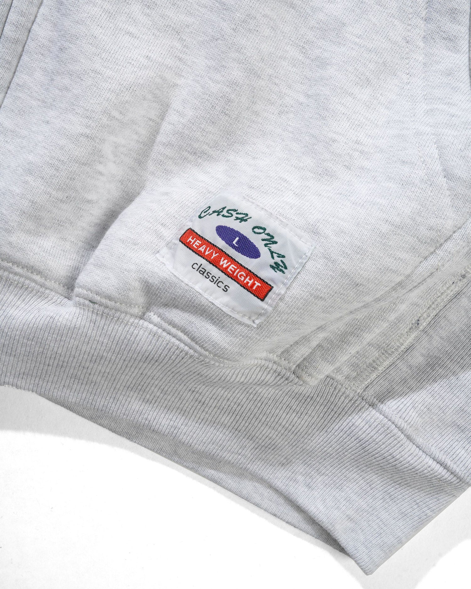 Heavy-Weight Zip-Thru Hood, Ash