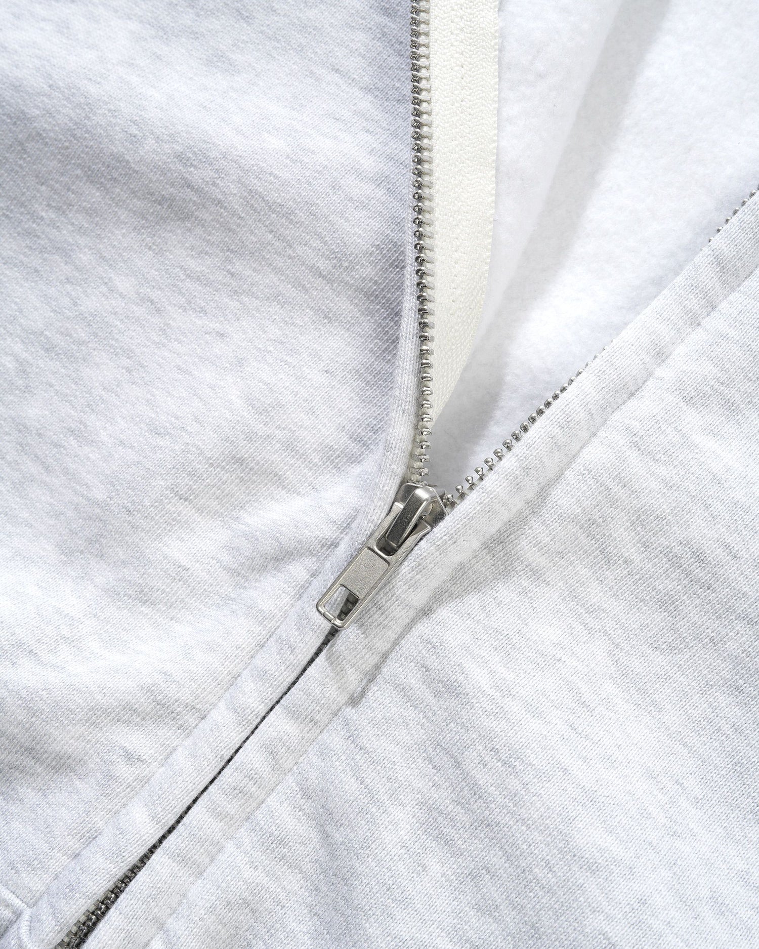 Heavy-Weight Zip-Thru Hood, Ash