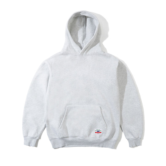 Heavy-Weight Basic Pullover Hood, Ash