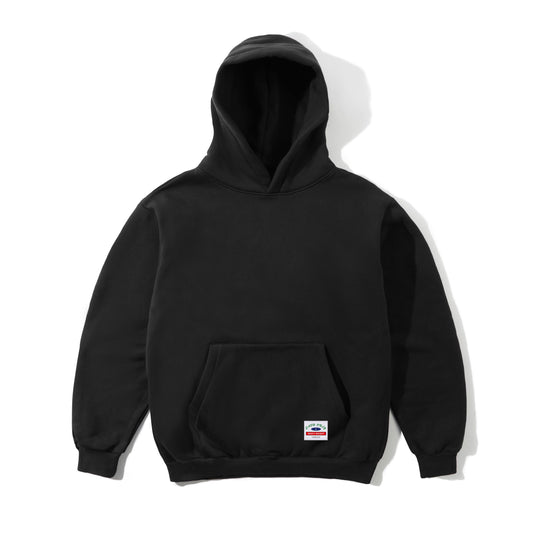 Heavy-Weight Basic Pullover Hood, Black