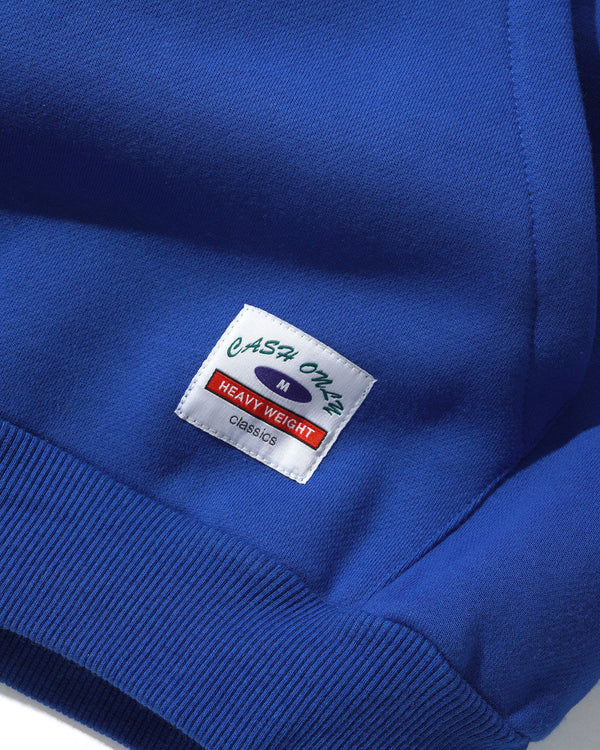 Cash Only Heavy-Weight Basic Pullover Hood, Royal Blue