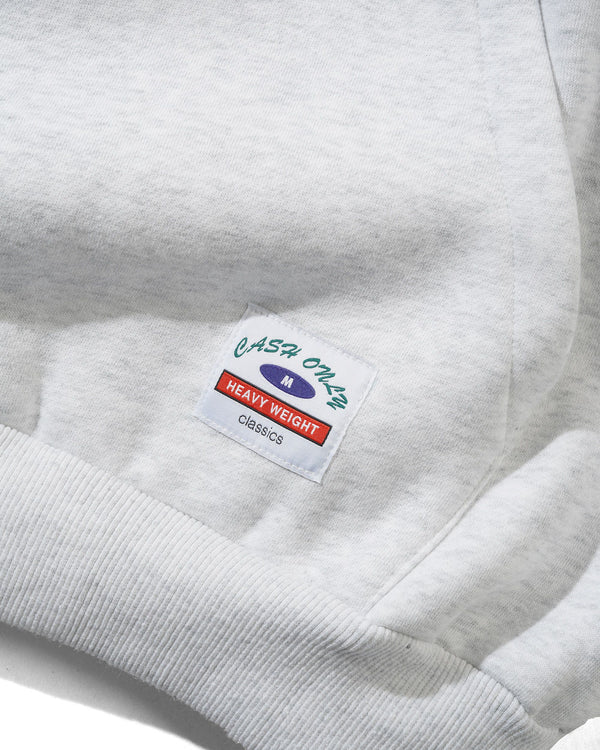 Cash Only Heavy Weight Basic Pullover Hood, Ash