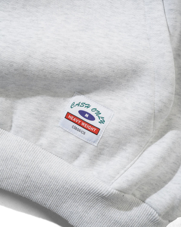Cash Only Heavy-Weight Basic Pullover Hood, Ash
