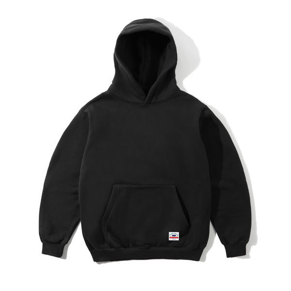 Cash Only Heavy Weight Basic Pullover Hood, Black