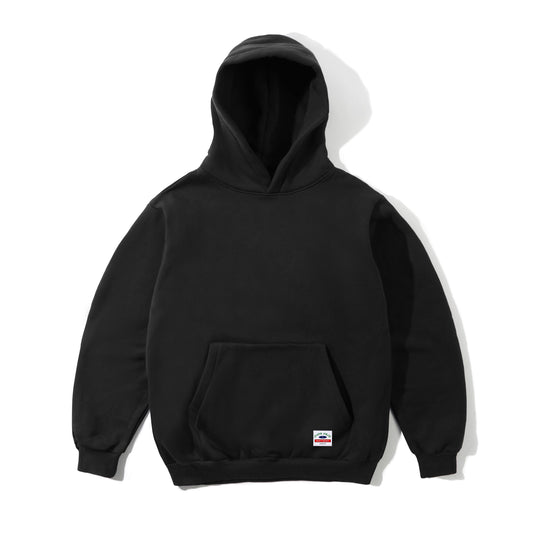 Heavy Weight Basic Pullover Hood, Black