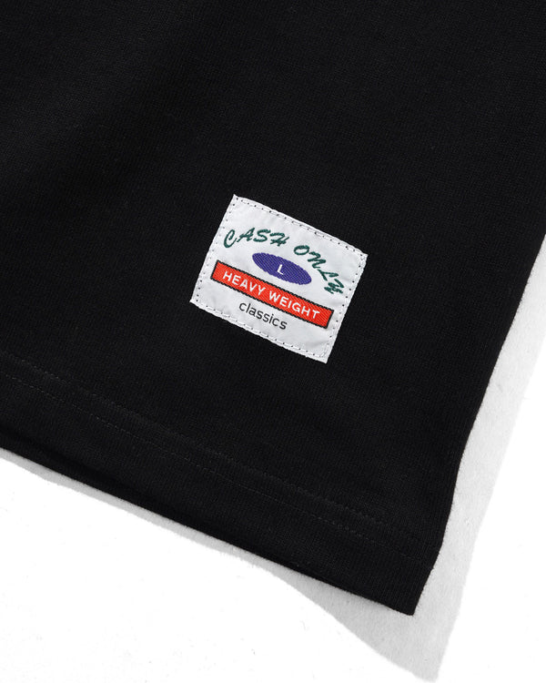 Cash Only Heavy-Weight Tee, Black