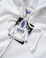 Heavy-Weight Zip-Thru Hood, Ash