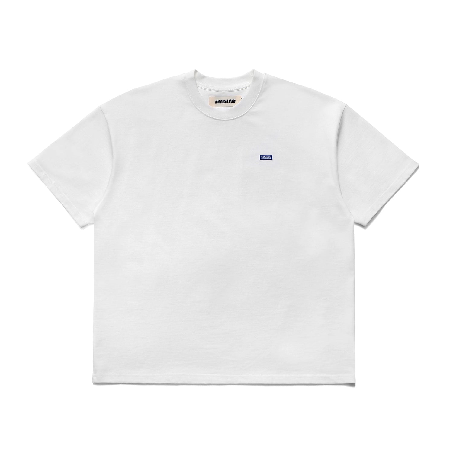 Heavyweight Mini Metal Logo Tee, White