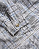 Herringbone Zip Jacket, Washed Plaid