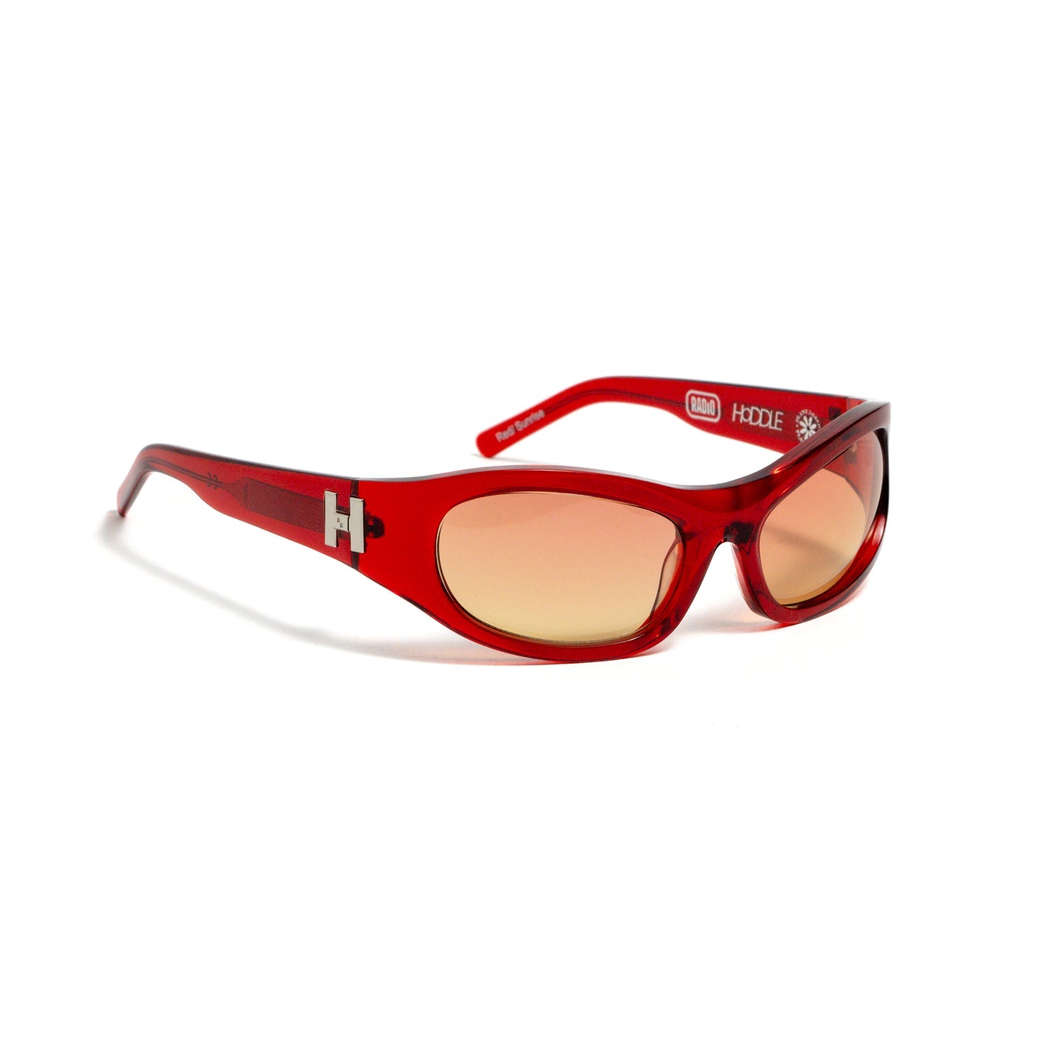 Radio Prestigio Sunglasses, Red