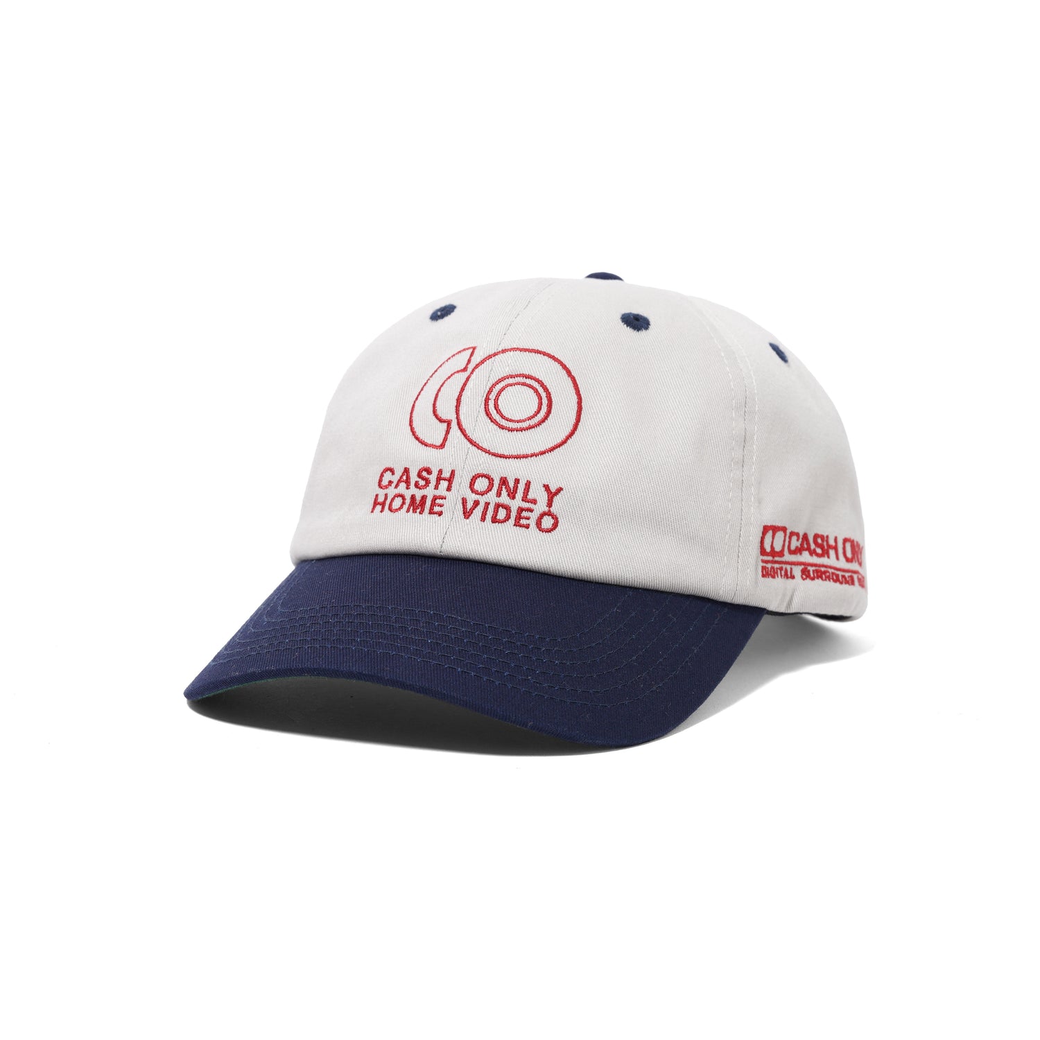 Home Video 6 Panel Cap, Light Grey