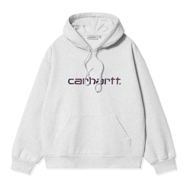 Carhartt WIP Carhartt Pullover Hood, Ash Heather / Cozy Purple