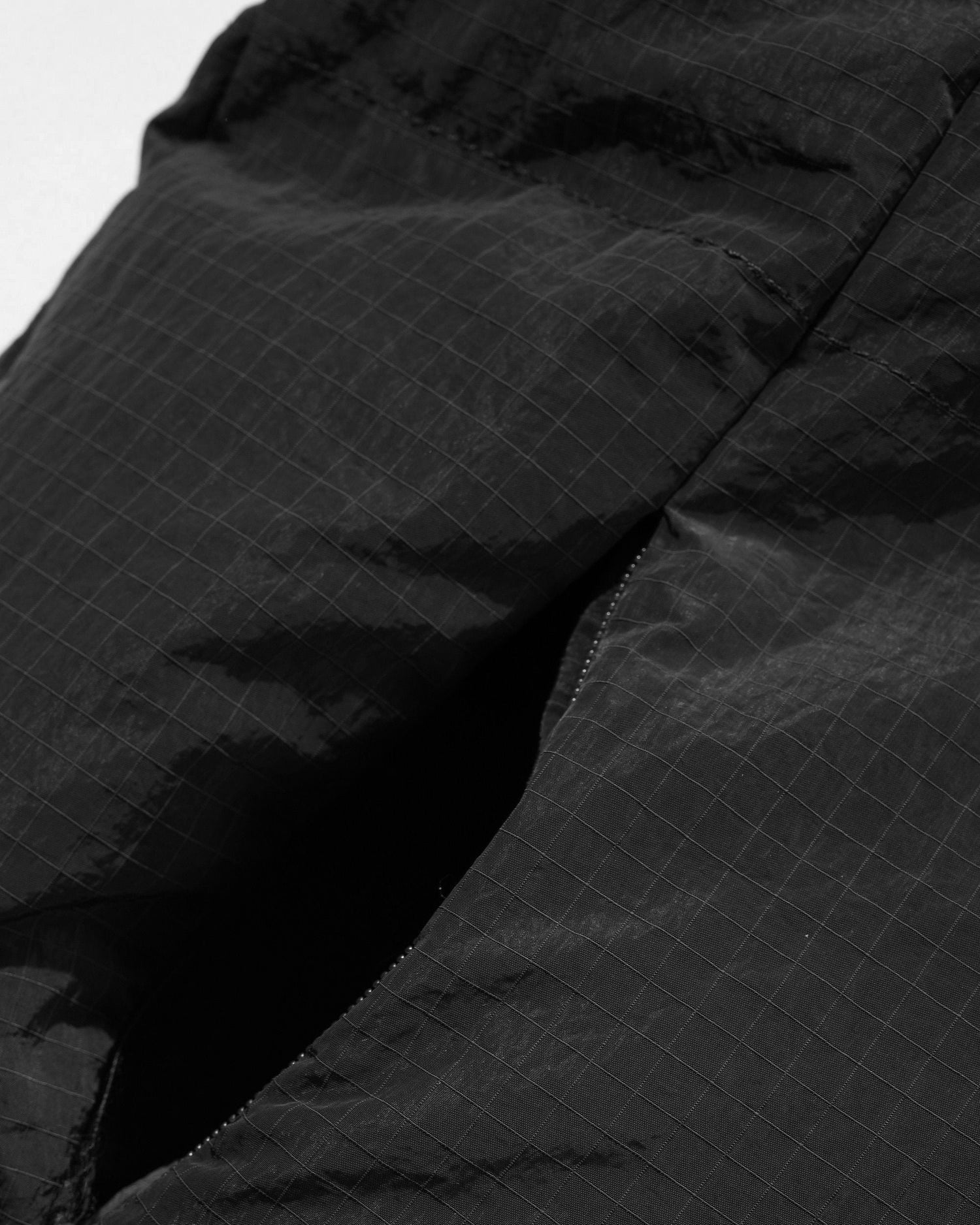 Hooded Puffer Jacket, Black