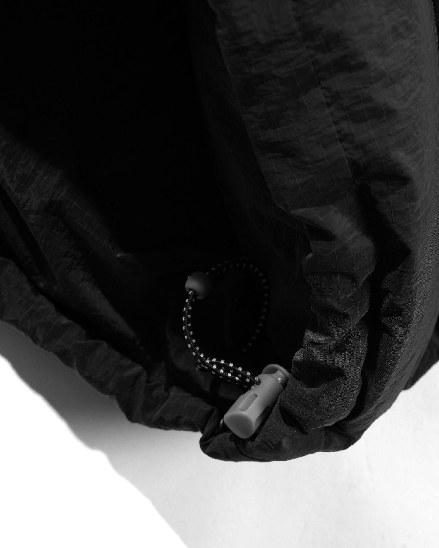 Hooded Puffer Jacket, Black