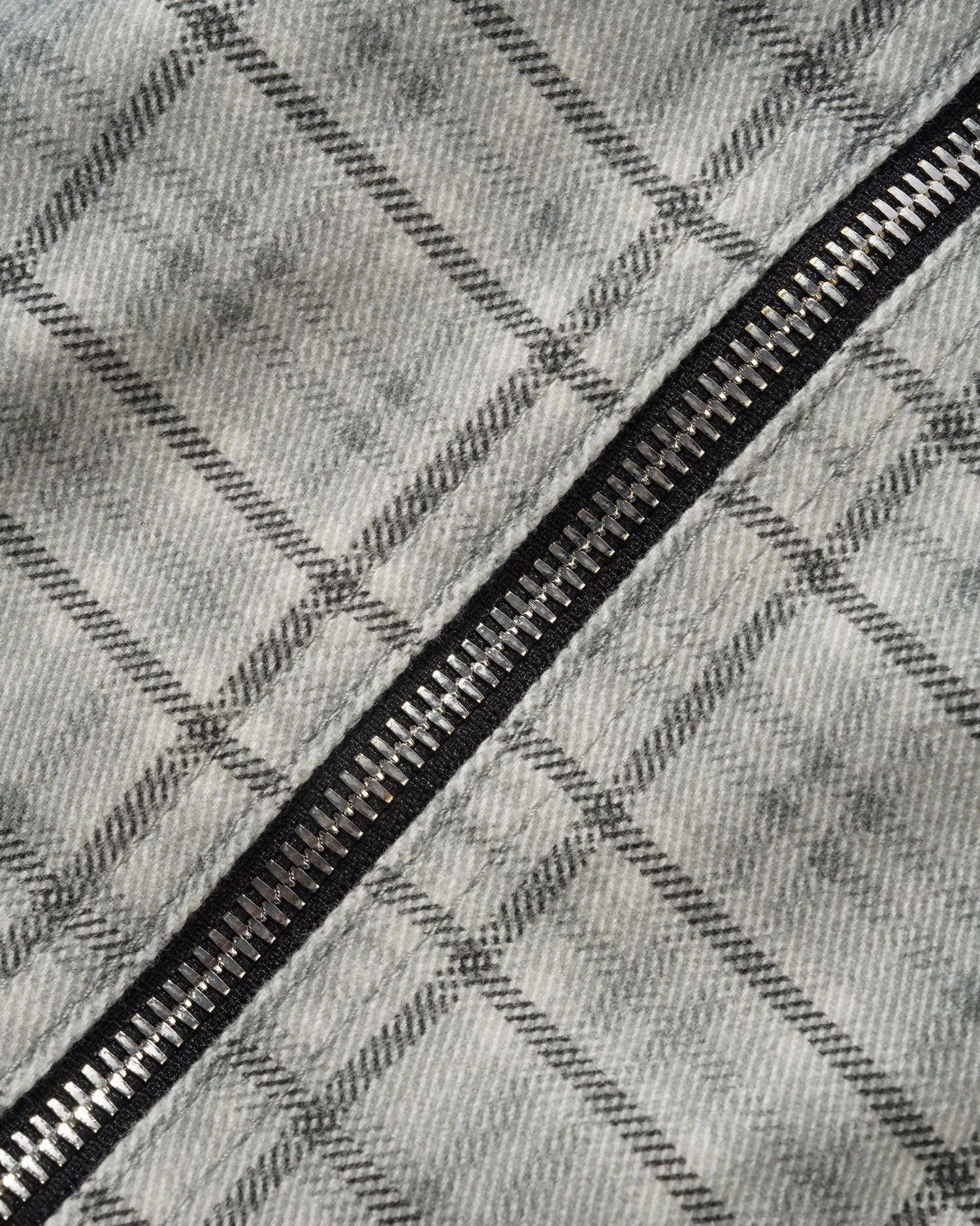 Hooded Work Jacket, Grey Plaid