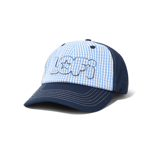 Ideas 6 Panel Cap, Gingham / Navy