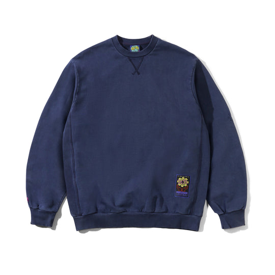 Ideas Crewneck, Washed Indigo