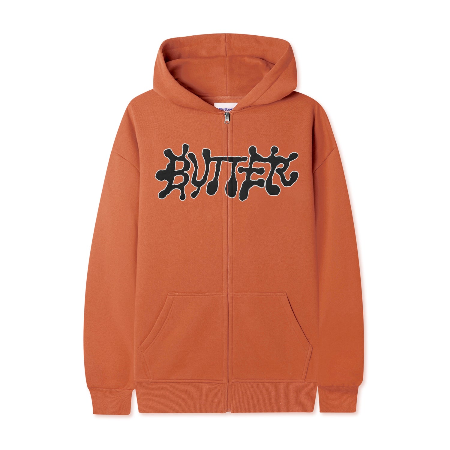 Ink Zip-Thru Hood, Orange