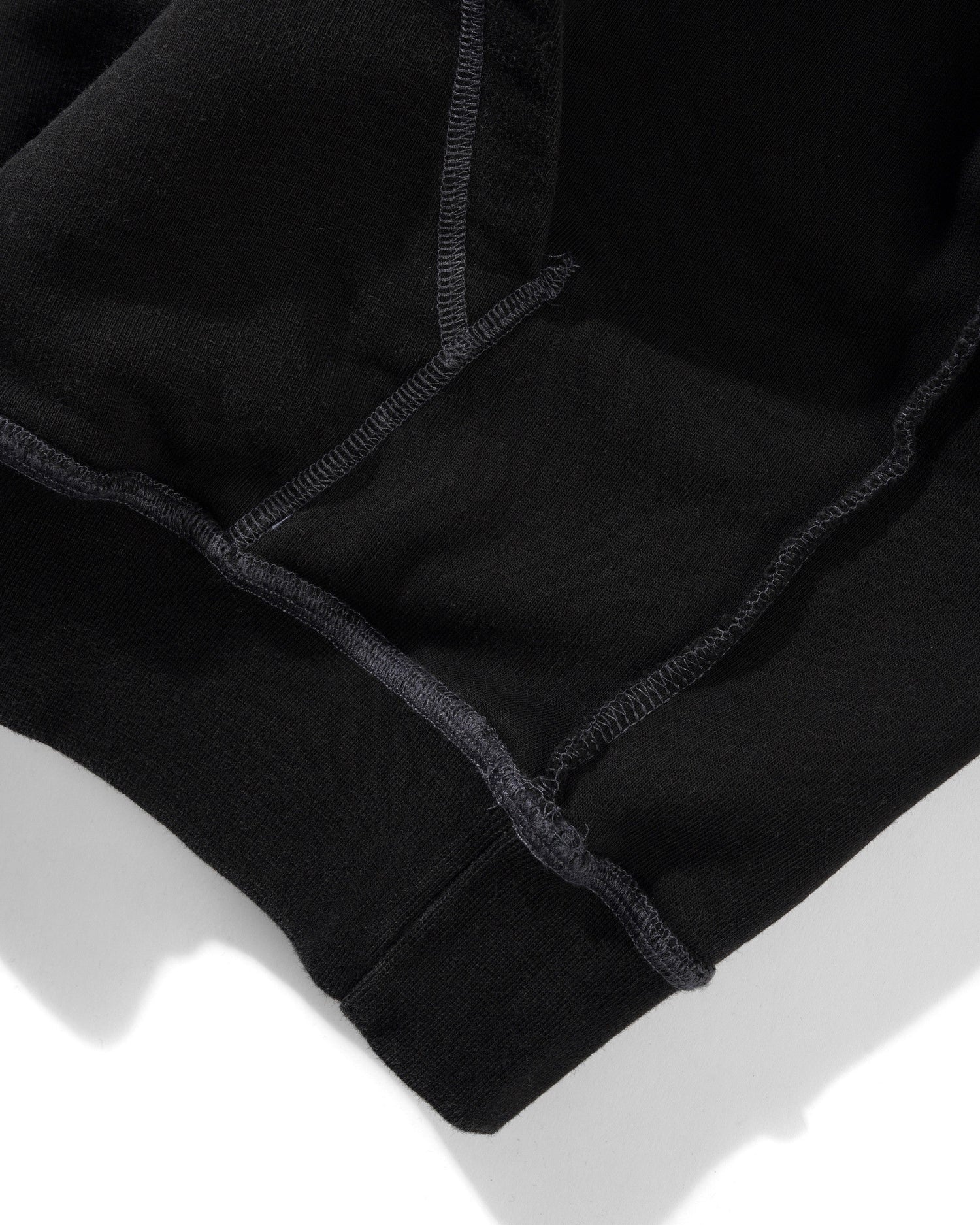 Inside Out Pullover Hood, Washed Black