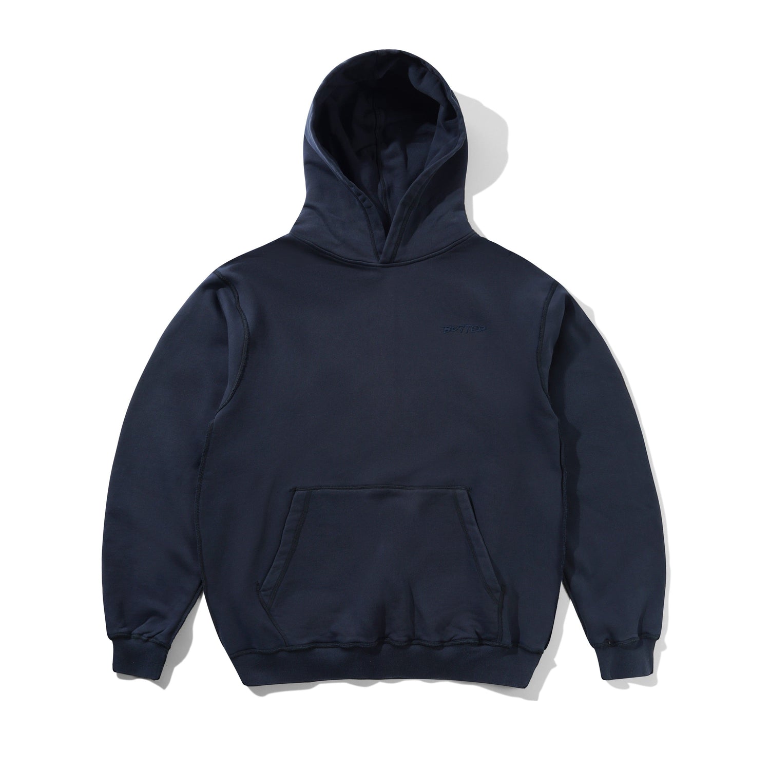 Inside Out Pullover Hood, Washed Navy