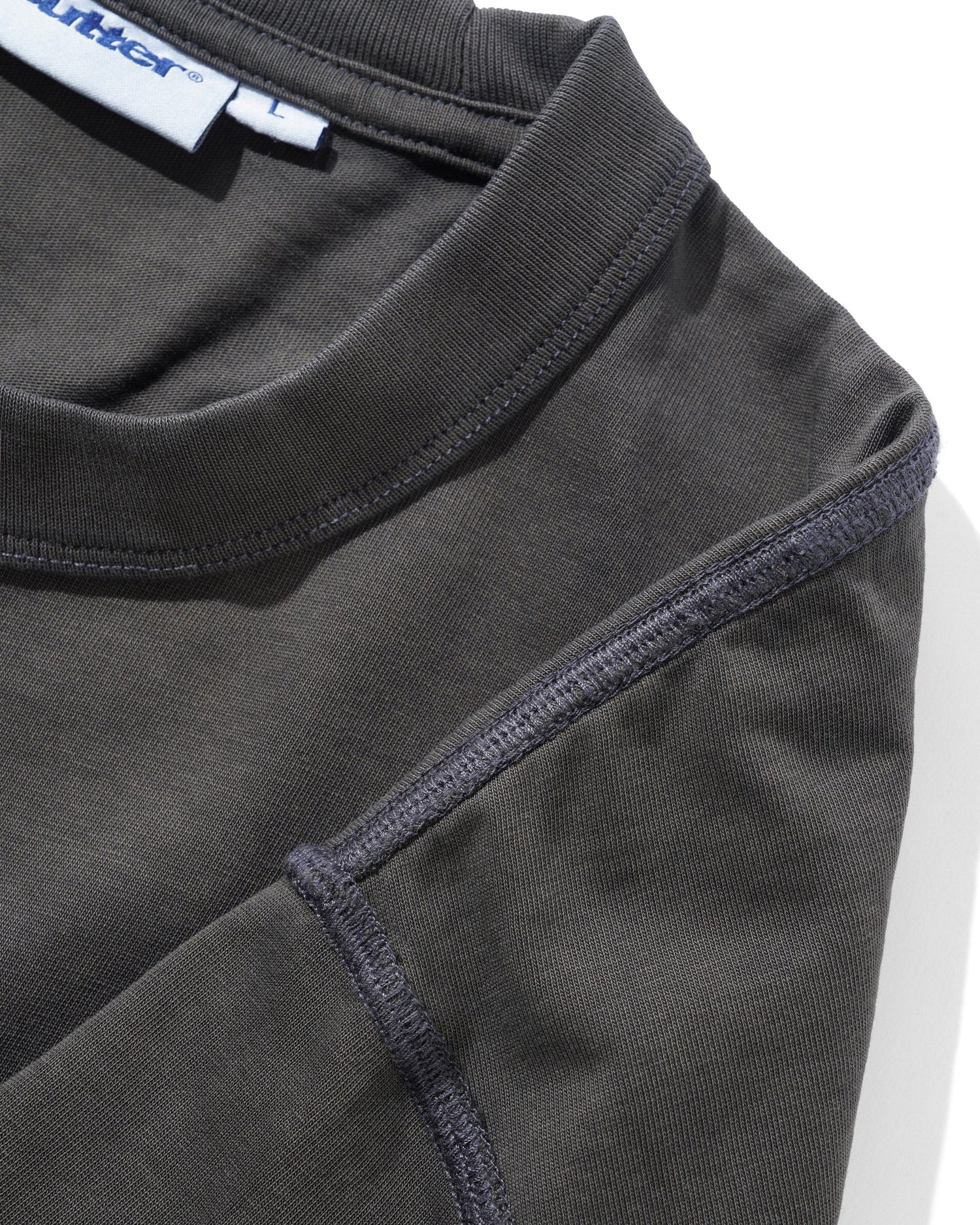 Inside Out Tee, Washed Black