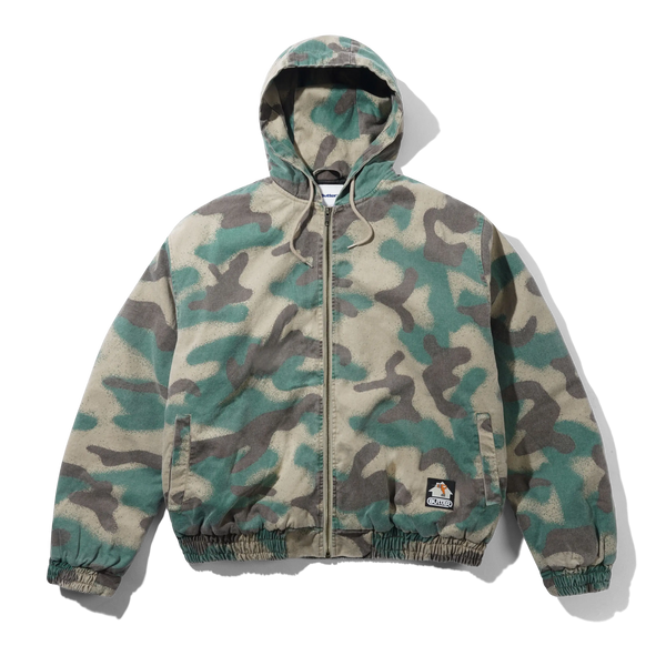Butter Goods Insulated Work Jacket, Spray Camo
