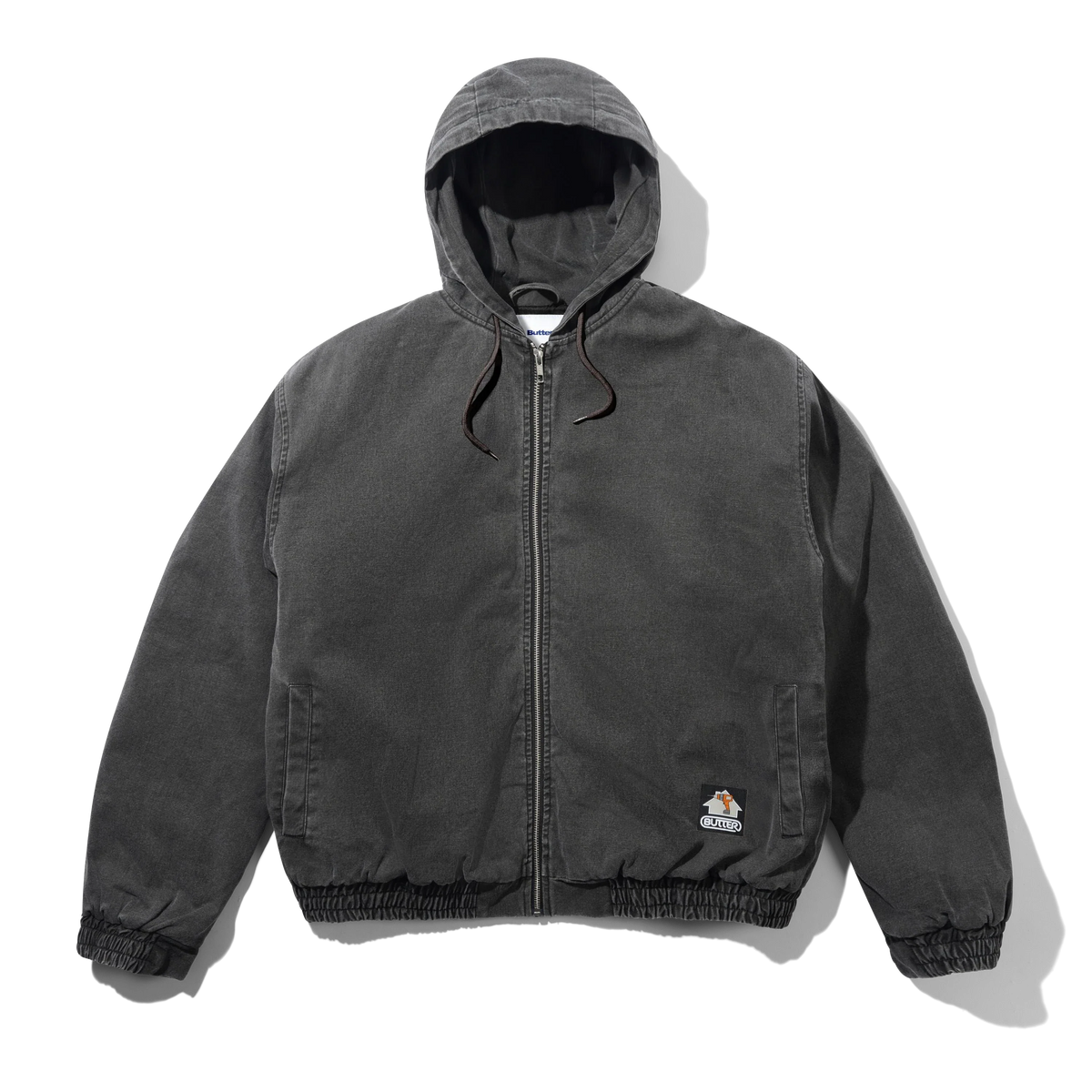 Insulated Work Jacket, Washed Black