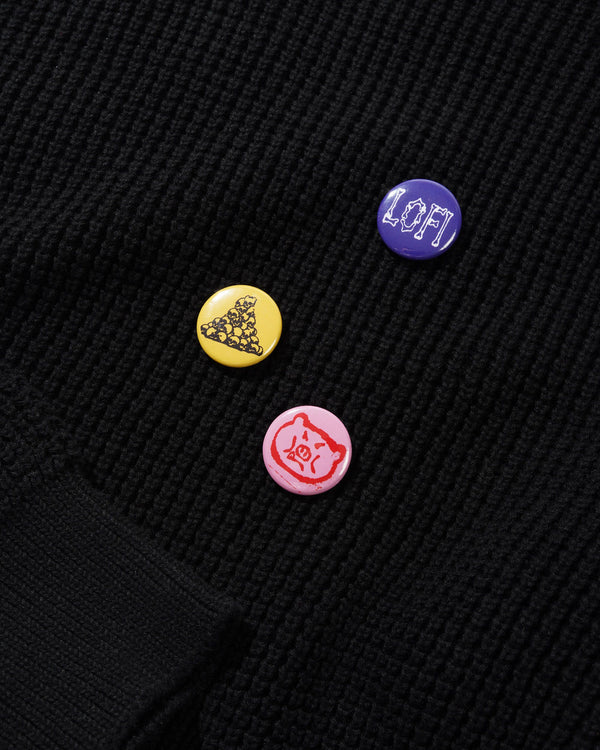 Lo-Fi Inverse Knit Sweater, Black