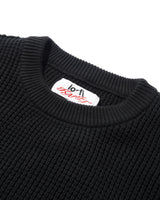 Inverse Knit Sweater, Black
