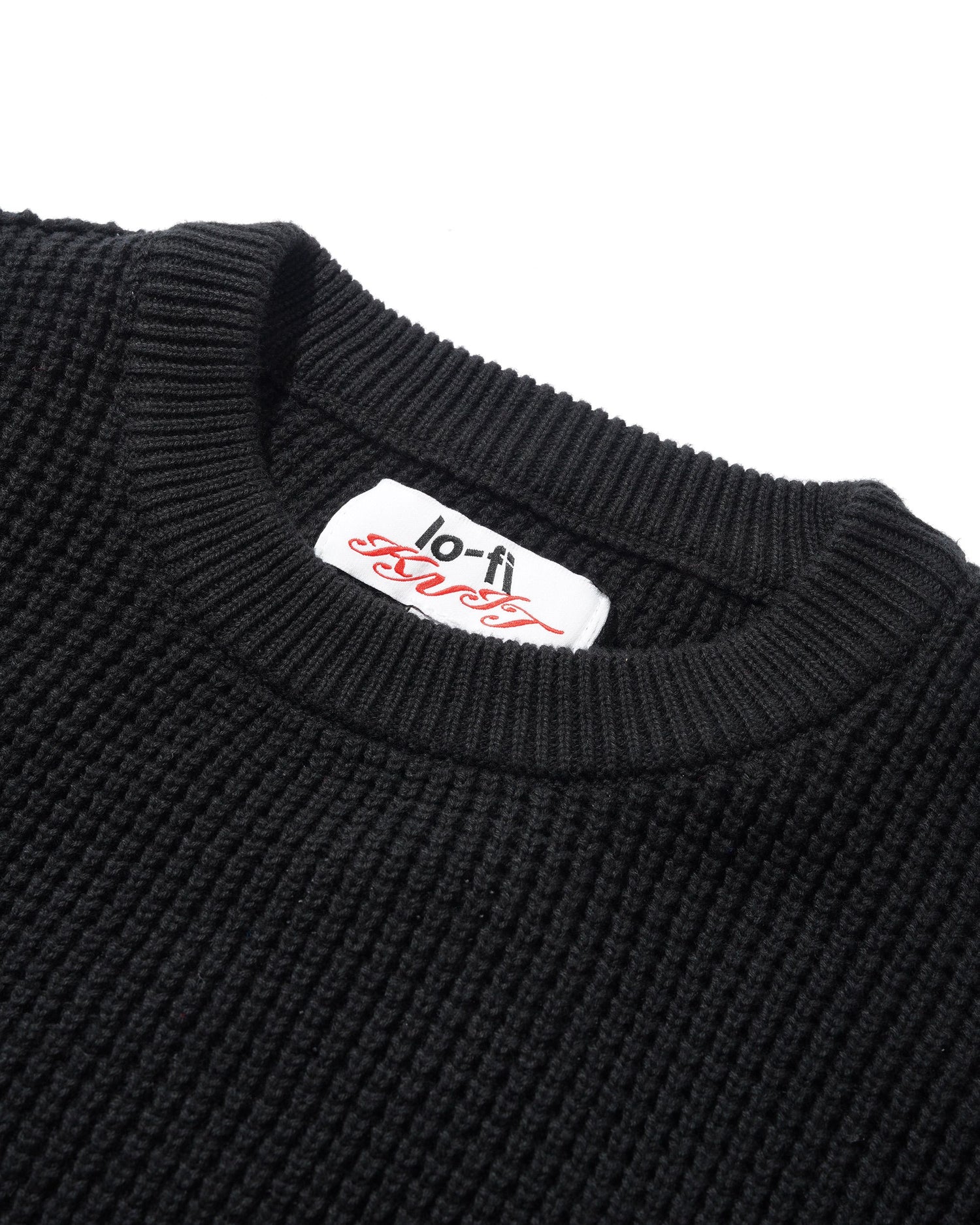 Inverse Knit Sweater, Black