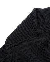 Inverse Knit Sweater, Black