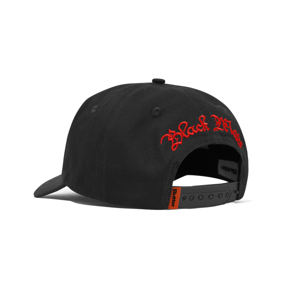 Butter Goods Isaac Hayes 5 Panel Cap, Black