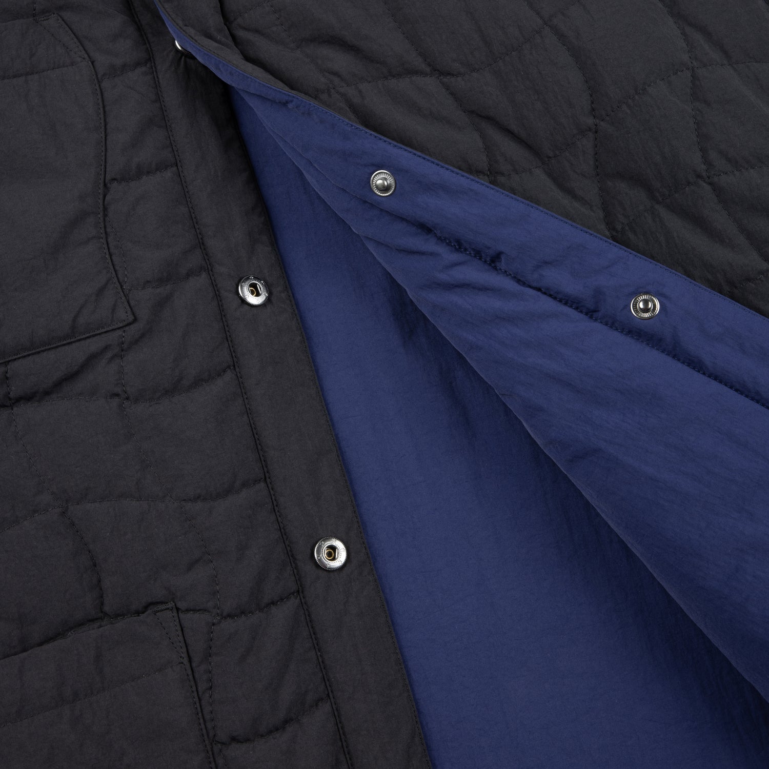 Reversible Insulated Jacket, Black / Navy