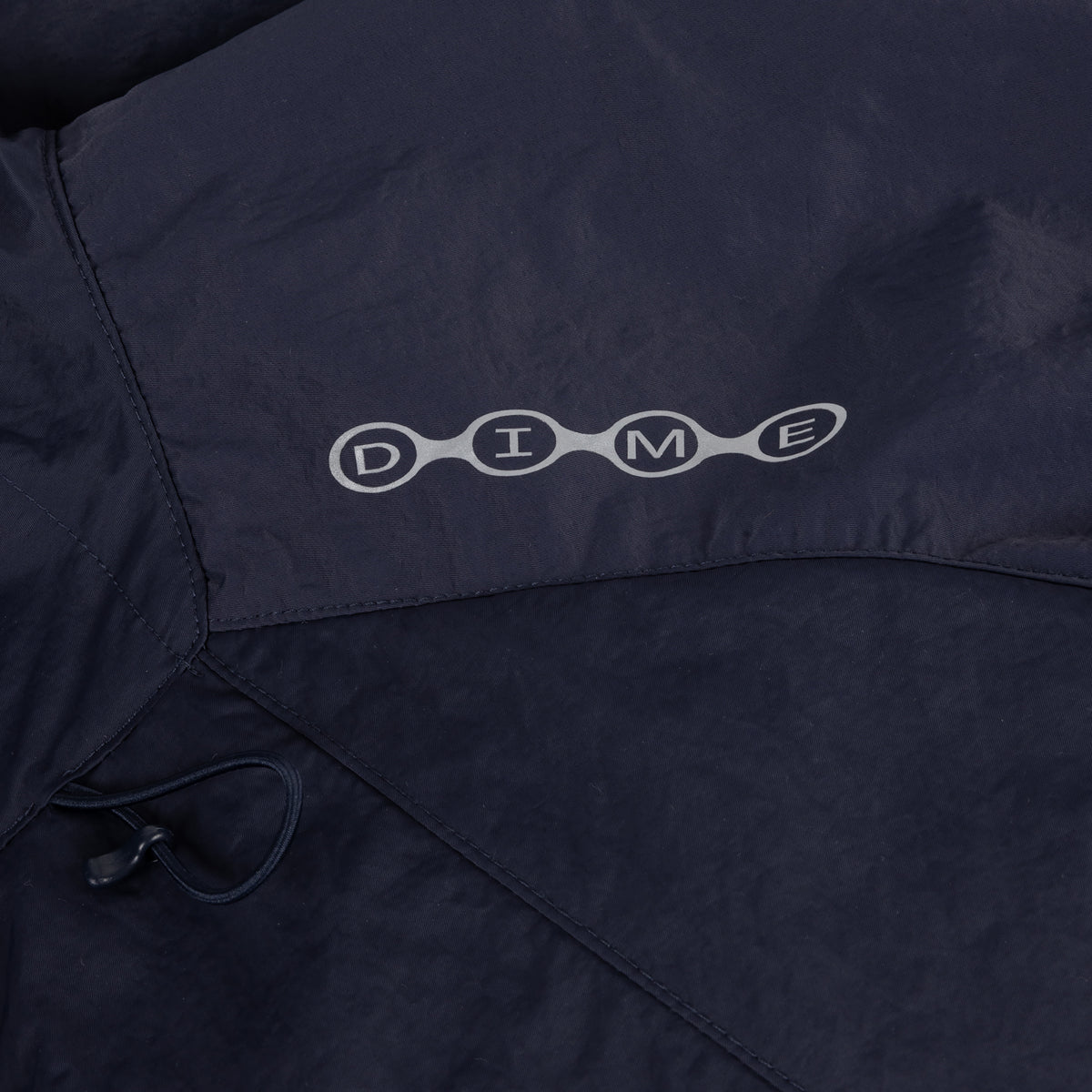 Crinkled Tech Windbreaker, Dark Navy