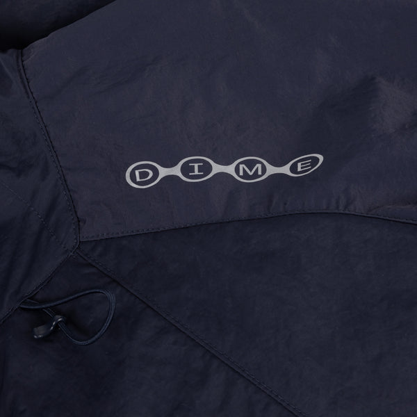 Dime Crinkled Tech Windbreaker, Dark Navy