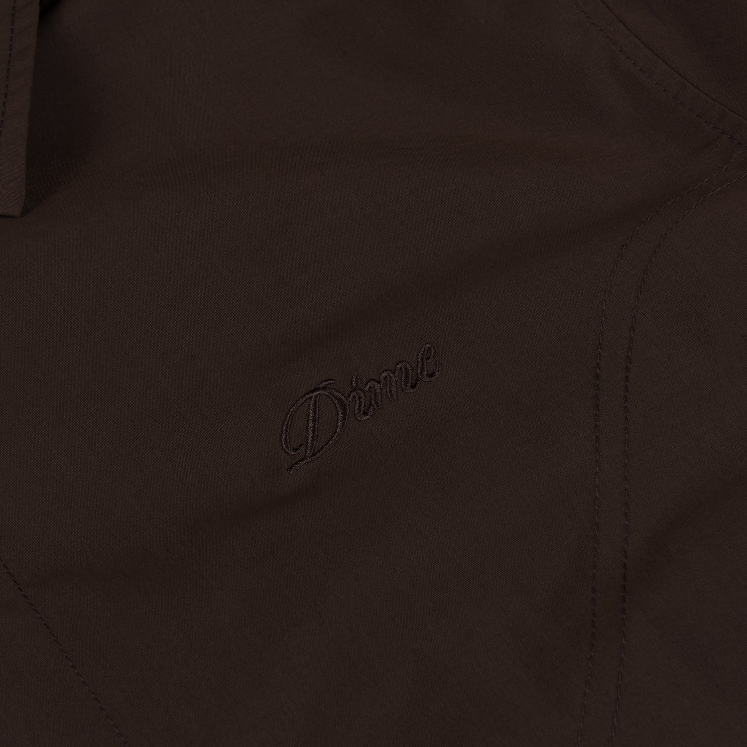 Cursive Coach Jacket, Espresso